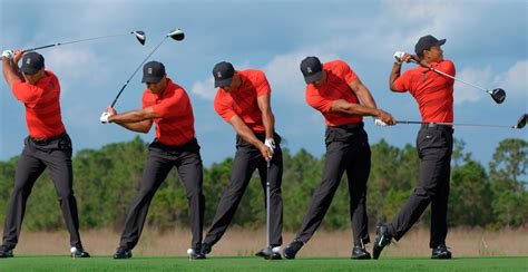 What are the 4 steps to the golf swing?